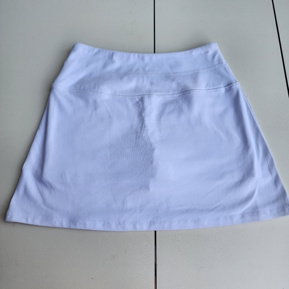 Coral Bay Dresses & Skirts - Coral Bay Golf Skort Skirt Women Petite White Athletic Stretch Elastic Mesh PS
